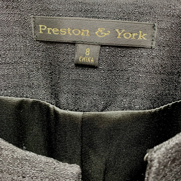 Preston & York NWT Lacey Sparkle Black Gold Long Sleeve Blazer, 8 - Picture 7 of 9